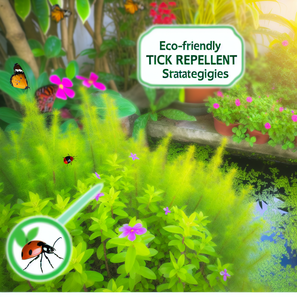 Image of a lush, healthy garden symbolizing the success of eco-friendly tick repellent strategies