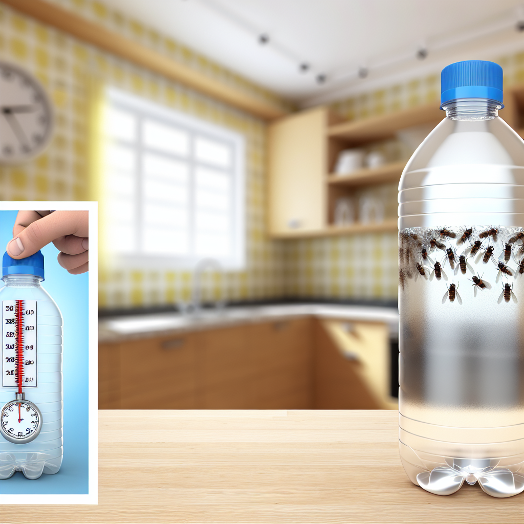 Monitoring a homemade fly trap's effectiveness over time