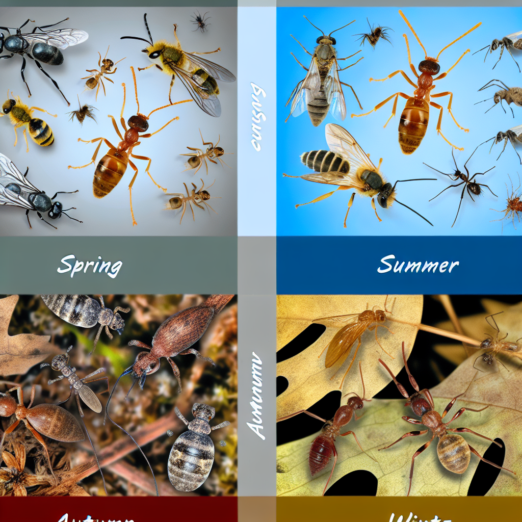 Pest behavior in different seasons