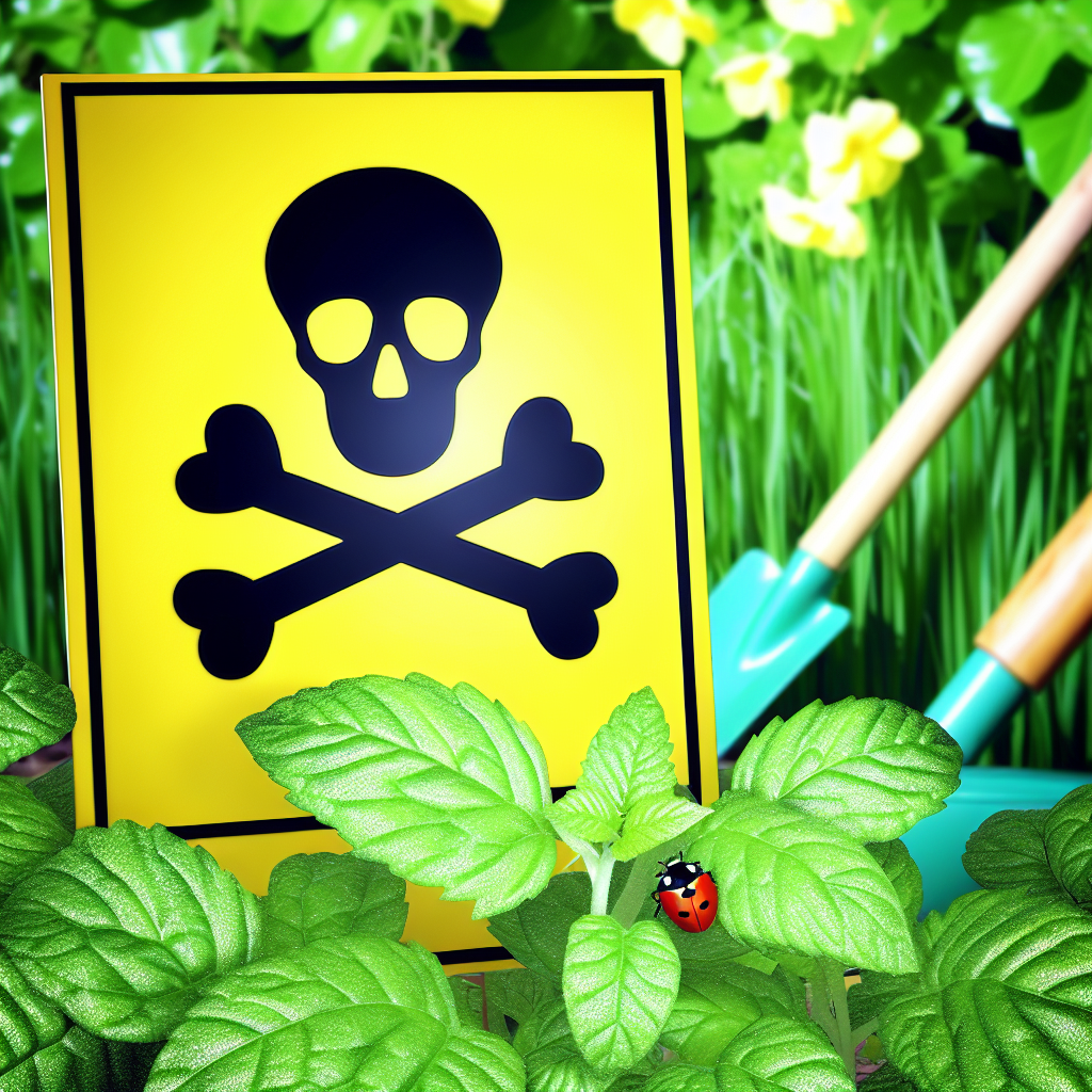 Warning sign for toxic chemicals
