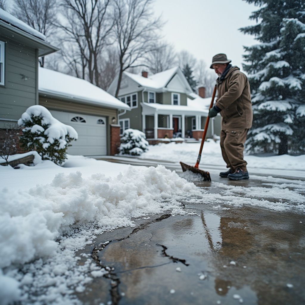 does salt damage concrete