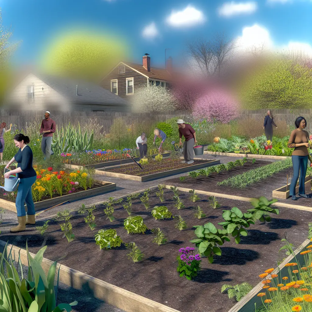 Diagram of a garden layout utilizing companion planting to promote a healthy ecosystem