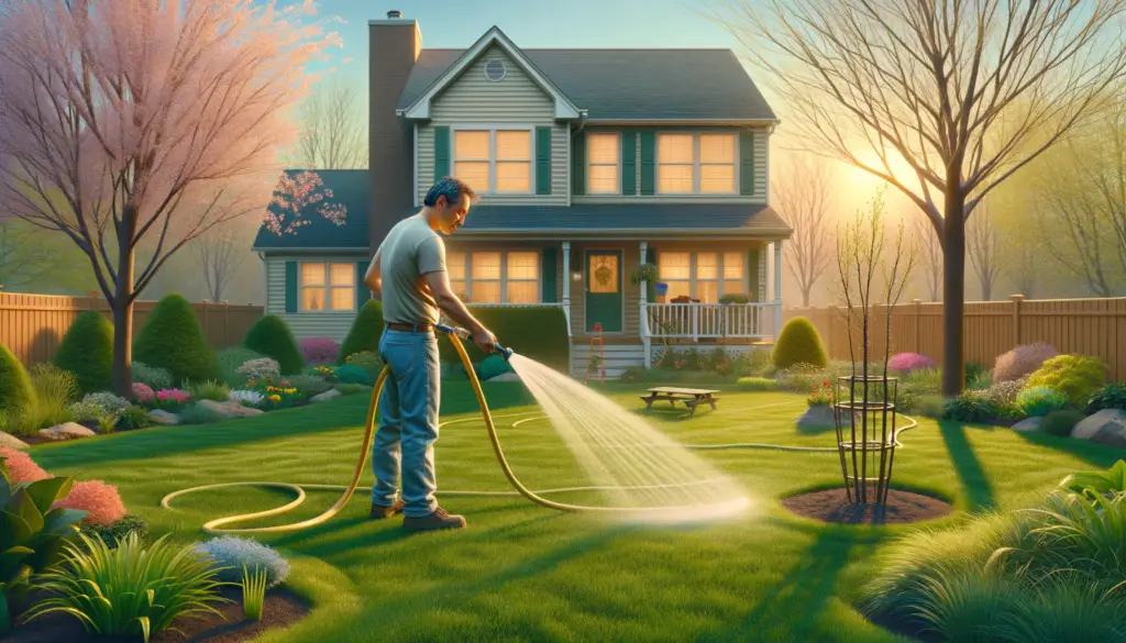 when to start watering your lawn